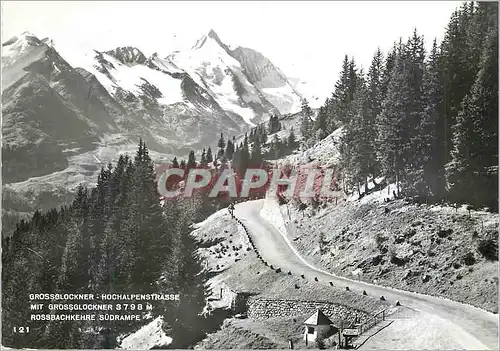 Cartes postales moderne Grossglockner Hochalpenstrasse Mit Grossglockner Rossbachkehre Sudrampe