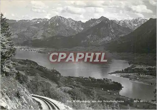 Cartes postales moderne Der Wolgangsee aus der Schafbergbahn
