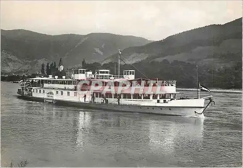 Cartes postales moderne Erste Donau Dompischiffahrts Gesellschaft Moiorschiff Stadt Wien Bateau