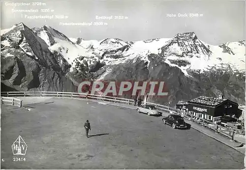 Cartes postales moderne Grozglockner Hochalpenstrage Blick vom