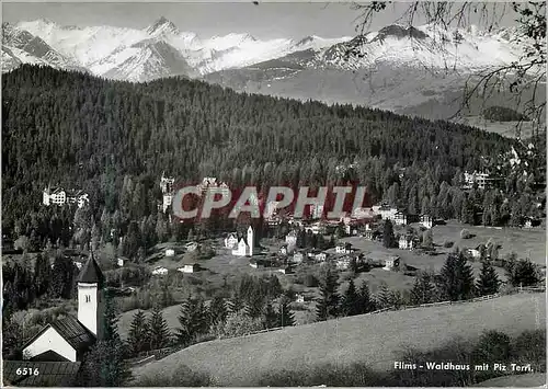 Cartes postales moderne Films Waldhaus mit Piz Terri