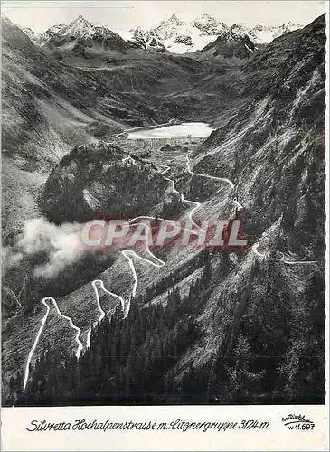 Cartes postales moderne Silvretta Hochalpenstrasse m Litznergruppe