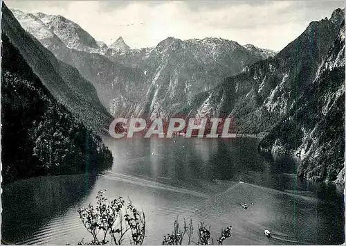 Cartes postales moderne Der konigssee mit dem Steinernen Meer
