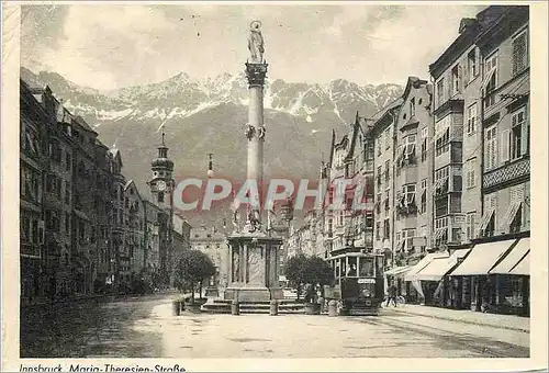 Moderne Karte Innsbruck Maria Theresien Strasse Tramway