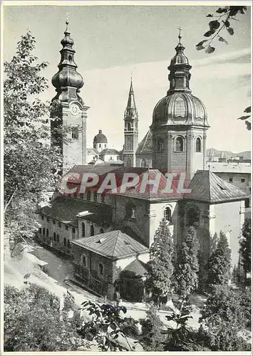 Cartes postales moderne Salzburg Erzabtei St Peter AuBenansicht der Abteikirche von Sudosten