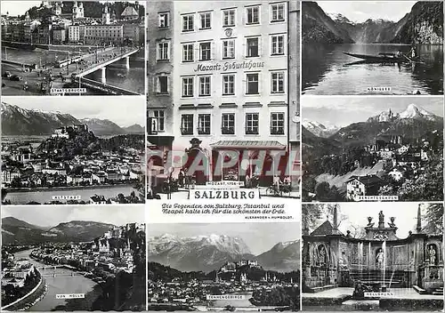 Cartes postales moderne Salzburg Die Gegenden von Salzburg Instanbul und Neaper halte ich furdle