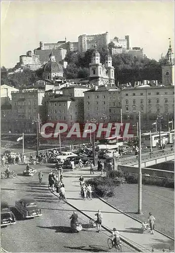 Cartes postales moderne Salzburg Die Festspielstadt Salzburg Stantsbrucke