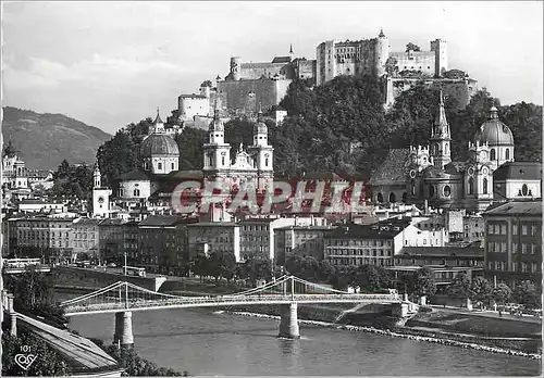 Cartes postales moderne Salzburg die Festspieistadt Alter Stadtteil mit Saizach und HohenSalzburg