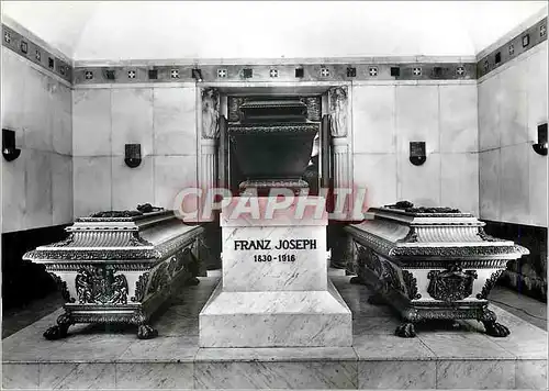 Cartes postales moderne Vienne Wien Kaiserarult bef den PP Kapuzinern Kaiserin Elisabeth 1893 Kaiser Franz josef 1916 Kr