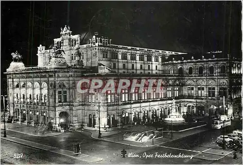 Cartes postales moderne Vienne Wien Opec Festbelenchtung