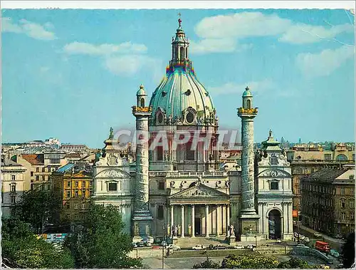 Moderne Karte Vienne Wien Eglise de St Charles