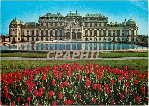 Moderne Karte Vienne Wien Chateau de Beivedere