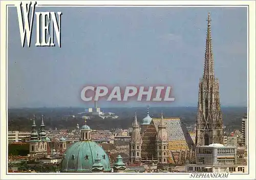 Moderne Karte Vienne Wien Stephansdom