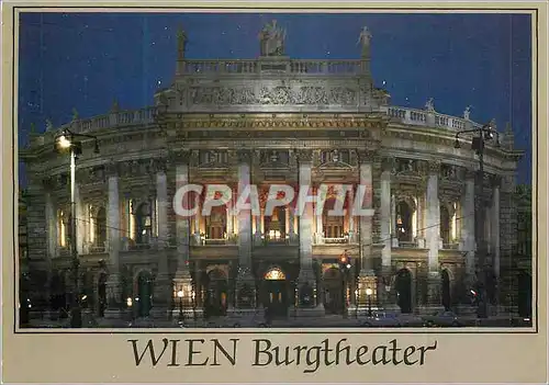 Moderne Karte Vienne Le Burgtheater (Theatre Imperial)