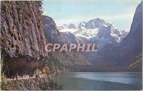 Cartes postales moderne Salzkammergut Austria Gosausee mit Dachstein 2996 m