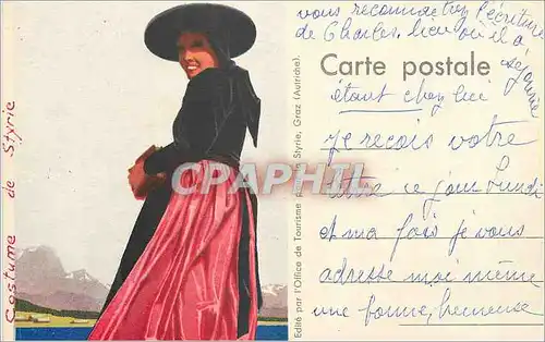 Cartes postales moderne Costume de Styrie Folklore