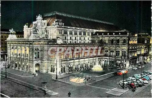 Moderne Karte Vienne Le Theatre de l'Opera