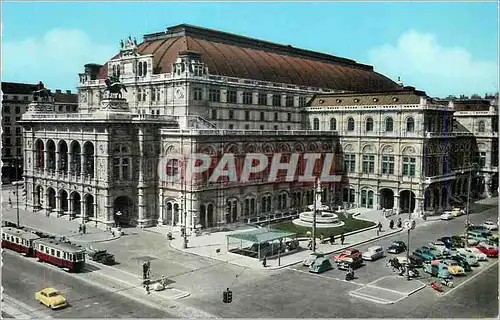 Cartes postales moderne Vienne Le Theatre de l'Opera Tramway