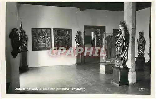 Moderne Karte Schloss Ambrass Saal der Gotischen Sammlung