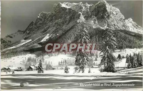 Cartes postales moderne Ehrwald 1000 m Tirol Zugspitzmassiv