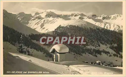 Cartes postales moderne Ski Gelande bei Gardellen 1474 m