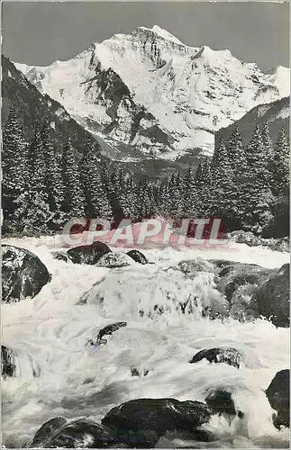 Cartes postales moderne Lutschine mit Jungfrau