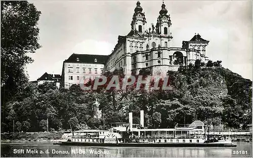 Cartes postales moderne Stift Melk a d Donau N Oe Wachau Bateau