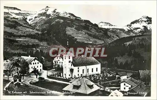 Moderne Karte Salzburg St Kaloman mit Schmittenstein