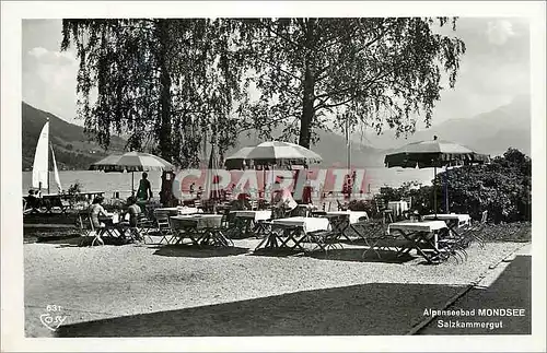 Cartes postales moderne Salzkammergut Alpanseebad Mondsee Seebad Restaurant