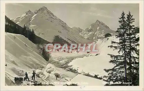 Moderne Karte Galtur Attelage