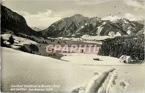 Moderne Karte Gasthof Waldrast b Reutte i Tirol mit Lechtal