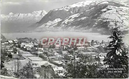 Moderne Karte Wintersportplatz Zell am See