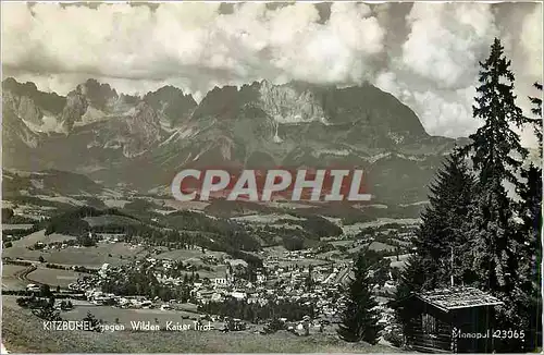 Moderne Karte Tirol Kitzbuhel gegen Wilden Kaiser