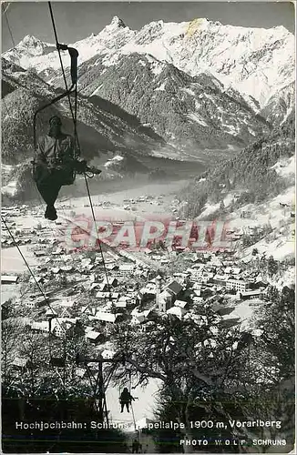 Cartes postales moderne Vorarlberg Hochjochbahn Schluns Apellalps 1900 m