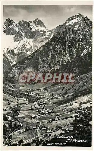 Cartes postales moderne Luftkurort Brand 1050 m