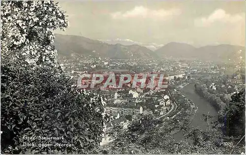Cartes postales moderne Graz Stelermark Blick gegen Norden