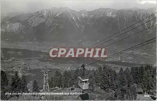 Cartes postales moderne Blick von der Patscherkofelbahn auf Innsbruck und Nordkette