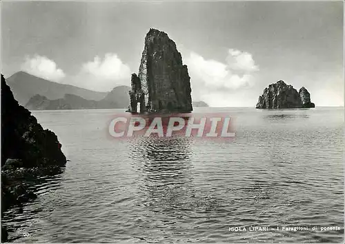 Cartes postales moderne Isola Lipari I Faraglioni di Ponento