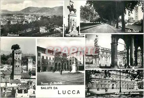 Moderne Karte Saluti da Lucca