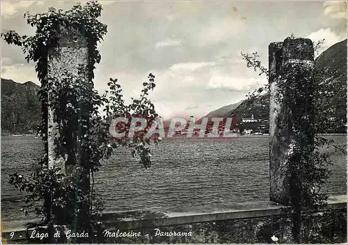 Cartes postales moderne Malcesine Logo di Garda Panorama