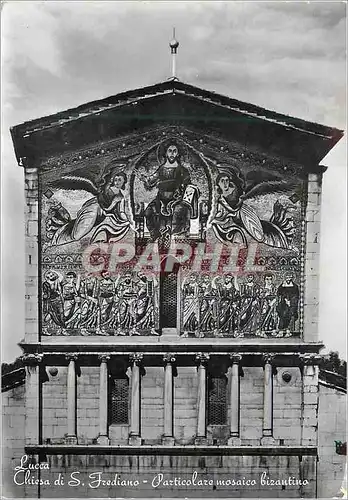 Cartes postales moderne Lucca Chiesa di S Frediano Particolare Mosaico Bizantino