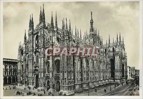 Moderne Karte Milano Il Duomo