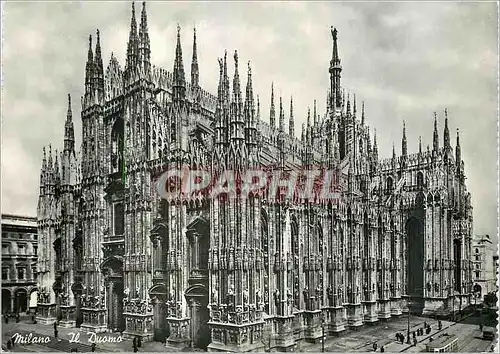 Moderne Karte Milano Il Duomo