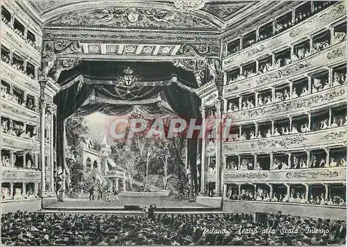 Cartes postales moderne Milano Theatre de la Scala (Interieur)