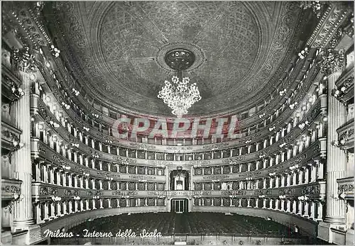 Cartes postales moderne Milano Interno della Scala