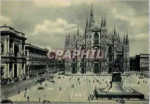 Cartes postales moderne Milano Place du Dome