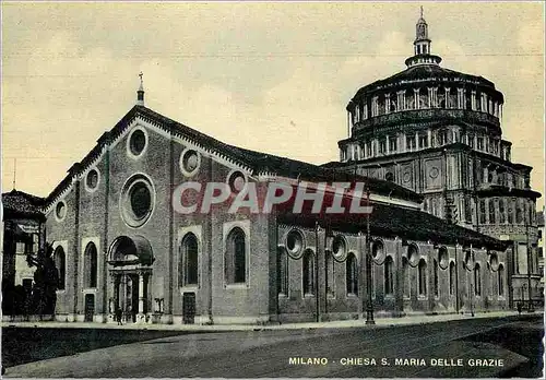 Moderne Karte Milano Eglise des Graces