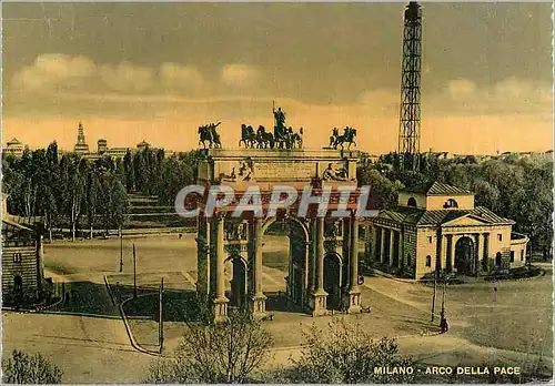 Cartes postales moderne Milano Arc de la Paix