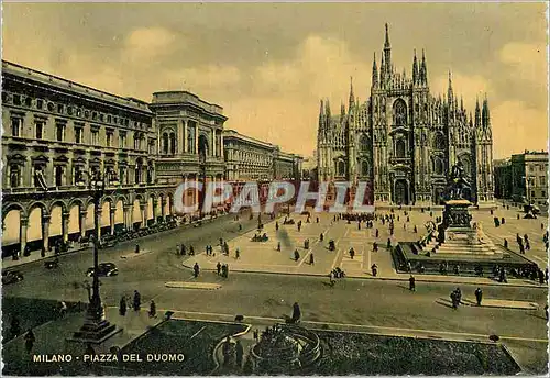 Cartes postales moderne Milano Place du Dome