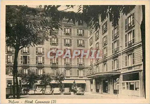 Cartes postales moderne Milano Piazza Fontana Hotel Commercio (5)